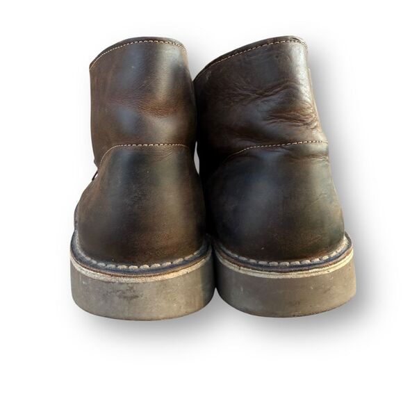 Clarks Bushacre Leather Lace Up Casual Chukka Boots Mens Size 12 Brown 15522 - Picture 8 of 14